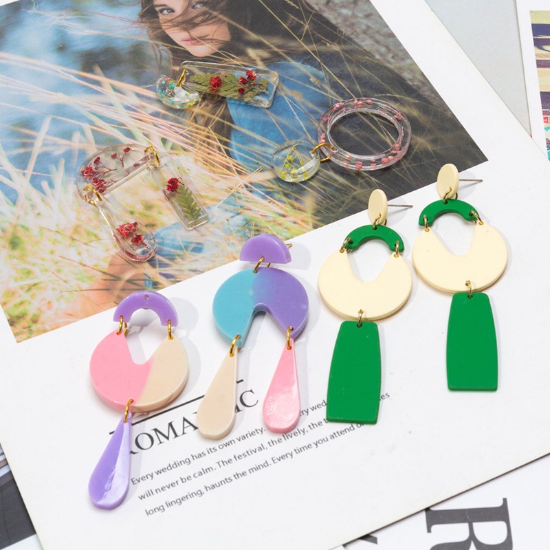 Khuôn Silicone Tự Làm Bông Tai Bằng Nhựa Resin Pha Lê UV