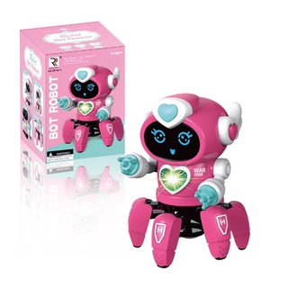 Đồ chơi trẻ em Robot Dancer Nhảy Múa phát sáng Có Đèn Có Nhạc Vui Nhộn Mh: B0280