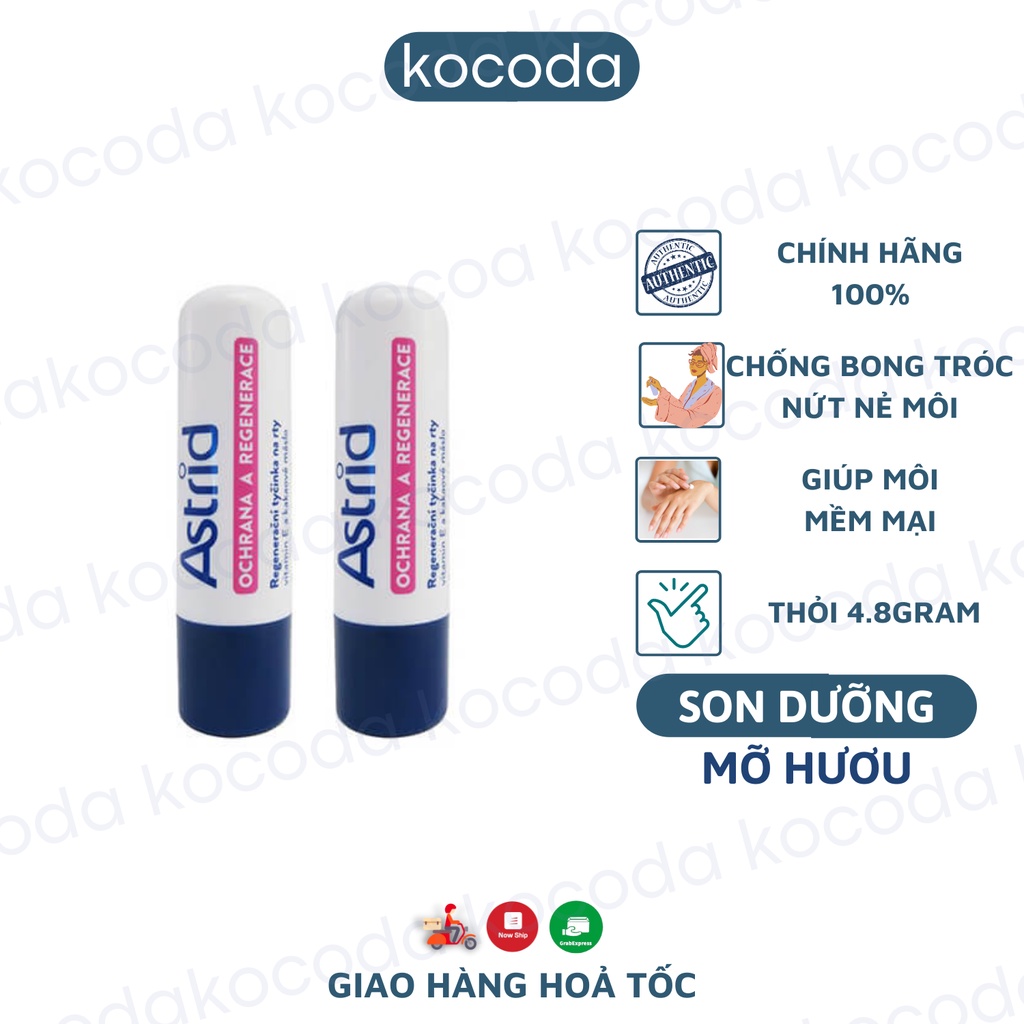 Son dưỡng môi mỡ hươu Astrid thỏi 4,8gram size lớn - KOCODA