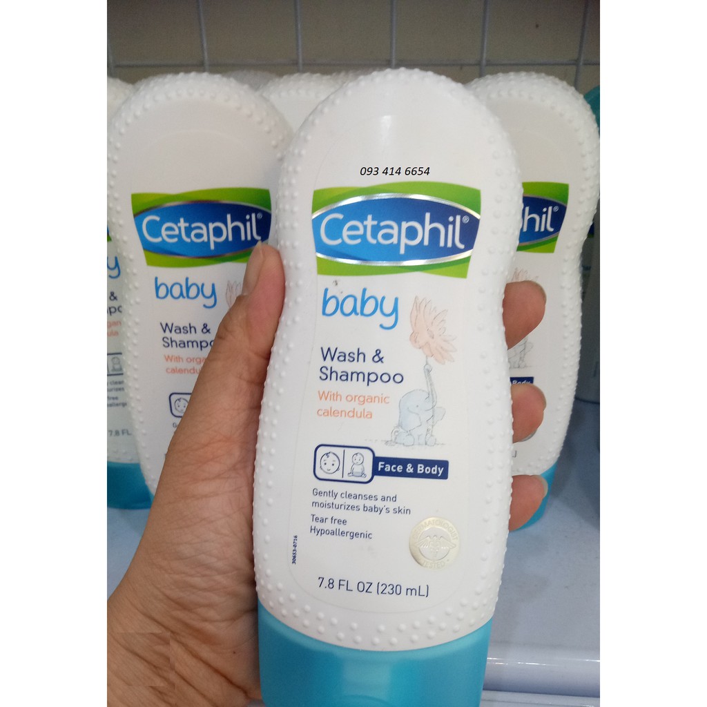 [Hàng Mới] Sữa Tắm Gội Toàn Thân Centaphil Baby 230ml ko