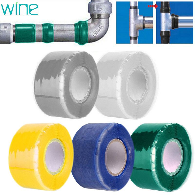 1 Băng Keo Silicone Dán Sửa Chữa Đường Ống Nước 2.5cmx1.5m
