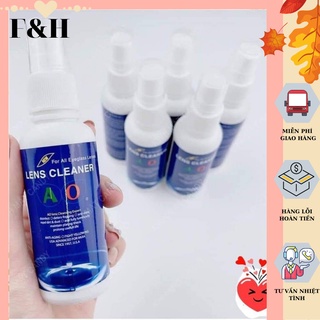 Nước rửa mắt kính ASIA , dung dịch nước lau kính dạng xịt chuyên dùng cho điện thoại và mắt kính chai 60ml.
