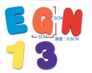 Bộ chữ xốp Munchkin