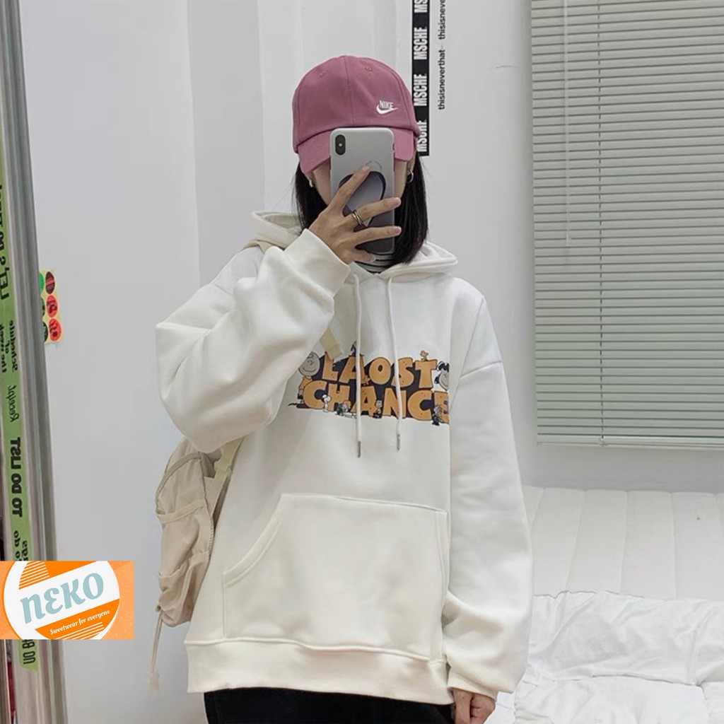 Áo khoác Hoodie Changce nỉ form rộng Unisex AHD 06