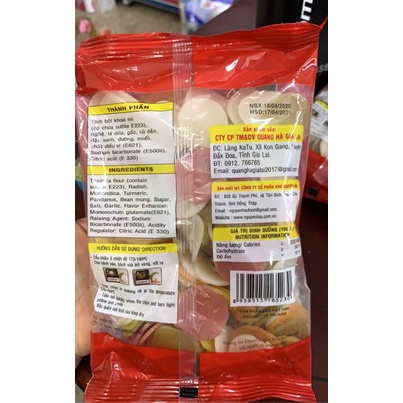 Bánh Phồng Tôm Rau Củ Gói 180g