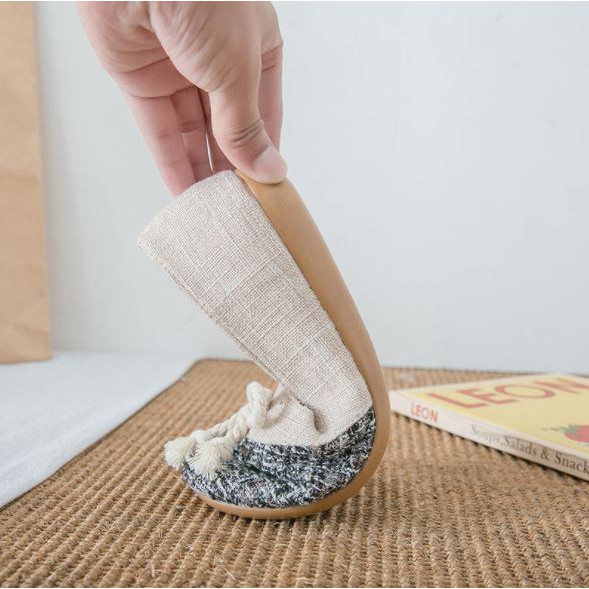 XGA090 Giày búp bê ren cói phong cách Nhật Bản xinh xắn (HÀNG ORDER)