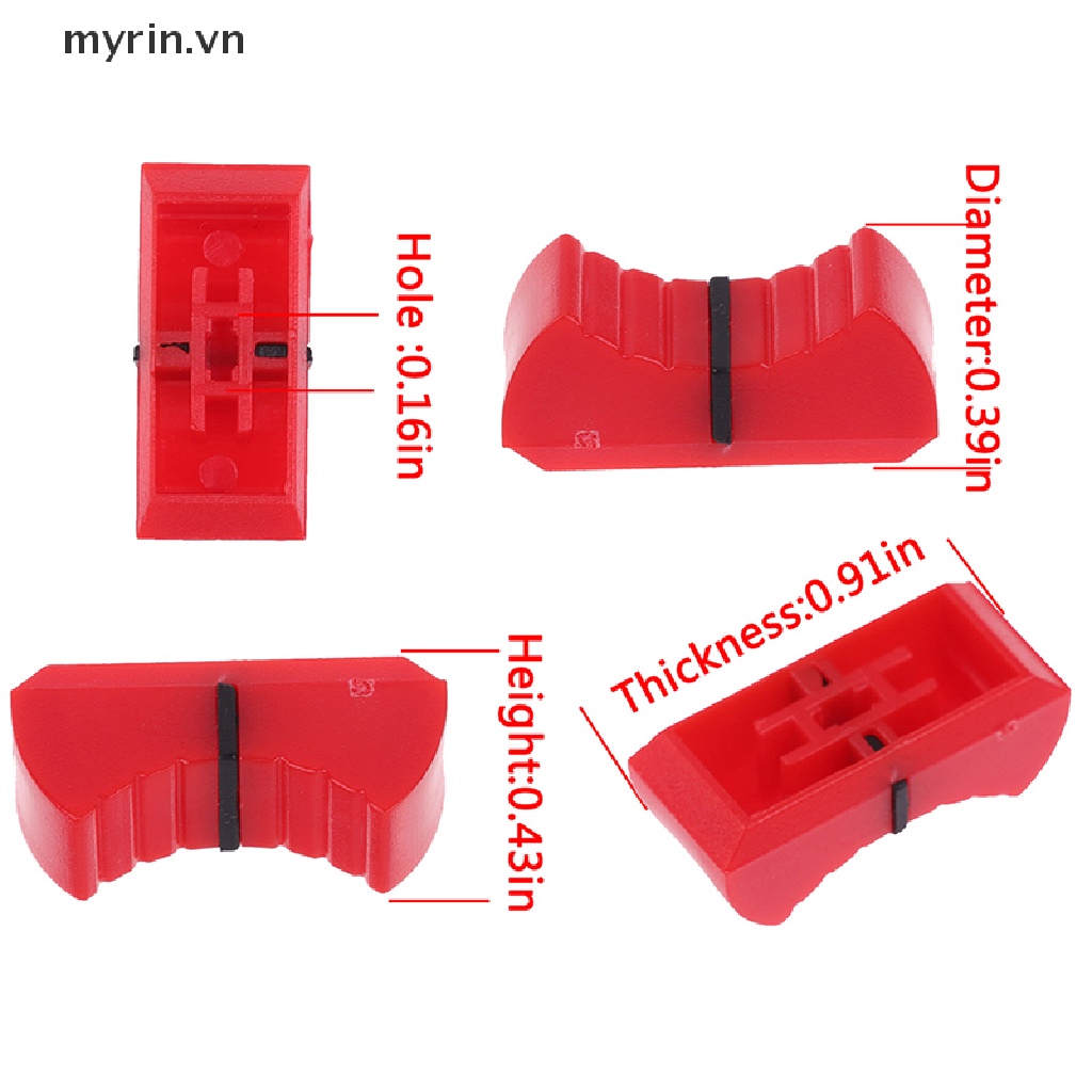 Set 10 Nắp Núm Vặn Điều Chỉnh Chiết Áp Chống Trượt Tiện Dụng