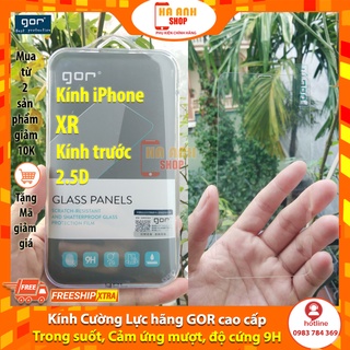 Kính Cường Lực iPhone XR Full màn 9H hãng Gor cao cấp