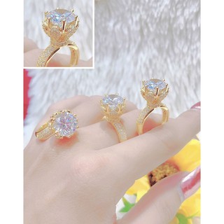 Nhẫn Nữ Mạ Vàng 18K Kiểu Nữ Hoàng 045.2311 - Mang đi chơi, đi tiệc rất đẹp