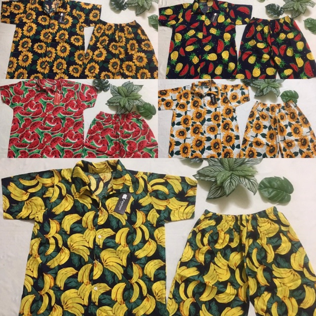 Bộ sơ mi hoa quả cực đẹp ( kèm ảnh thật) | BigBuy360 - bigbuy360.vn