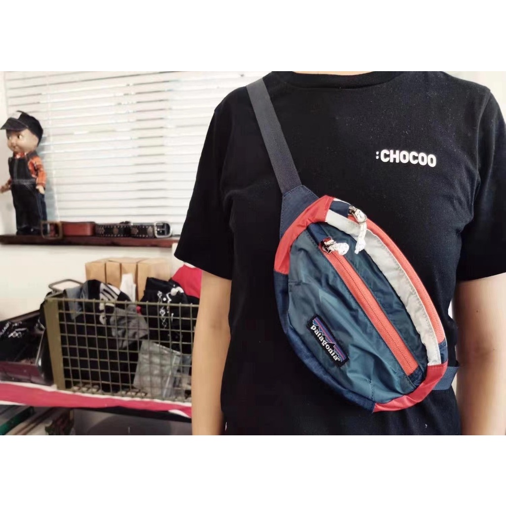 Patagonia2022 tide brand new outdoor small pocket chest pack lightweight waterproof nylon pocket