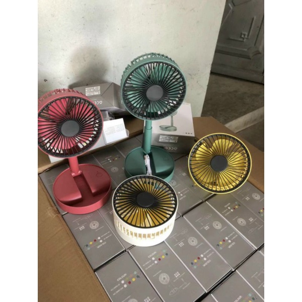 QUẠT MINI GẤP GỌN TÍCH ĐIỆN 3 CHẾ ĐỘ GIÓ