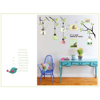 Decal dán tường bình yên 1 BINBIN PK227 (Có sẵn keo)