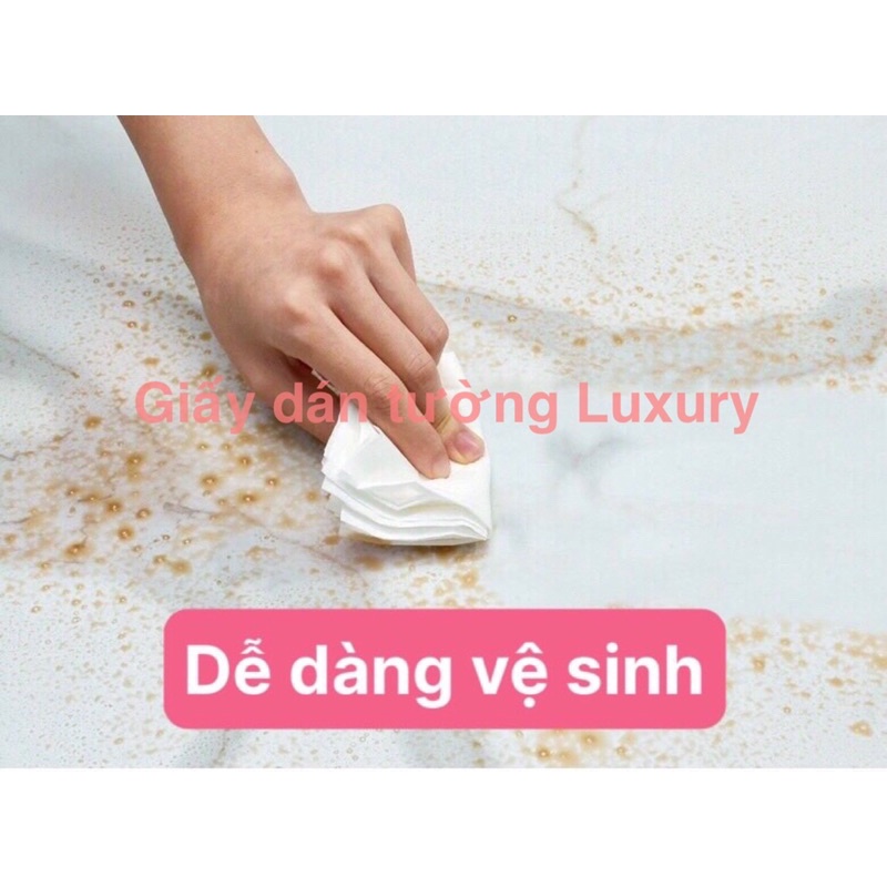Giấy dán tường bếp chịu nhiệt chống nước Giả vân đá MARBLE TRÁNG-NHÔM decal dán bàn,dán tủ bếp dán tủ quần áo , tủ lạnh | BigBuy360 - bigbuy360.vn