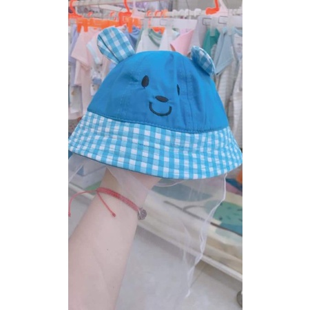 Mũ phủ khăn voan cho bé
