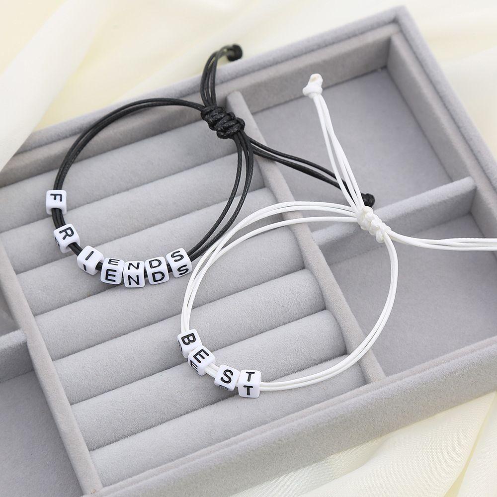 Vòng Tay Dây Bện Phối Hạt Dễ Điều Chỉnh Thời Trang Cho Nam Và Nữ