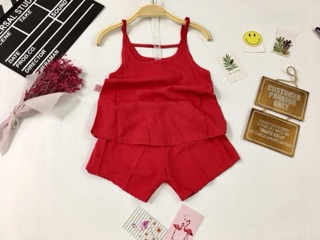 Bộ bé gái lanh lụa