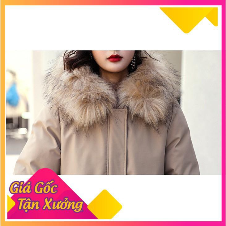Áo khoác dáng dài cho nữ - Áo khoác [ Phao ] parka lót lông nữ siêu dày hàng Quảng Châu cao cấp xuất xư , mốt mới 2020
