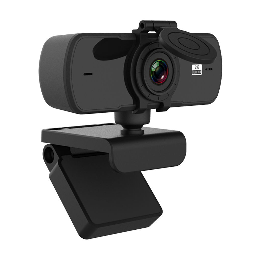 Webcam 2k Xoay 360 Độ Gắn Máy Tính Tiện Dụng