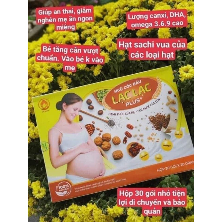 Ngũ cốc bầu lạc lạc siêu dinh dưỡng cho mẹ và bé hộp