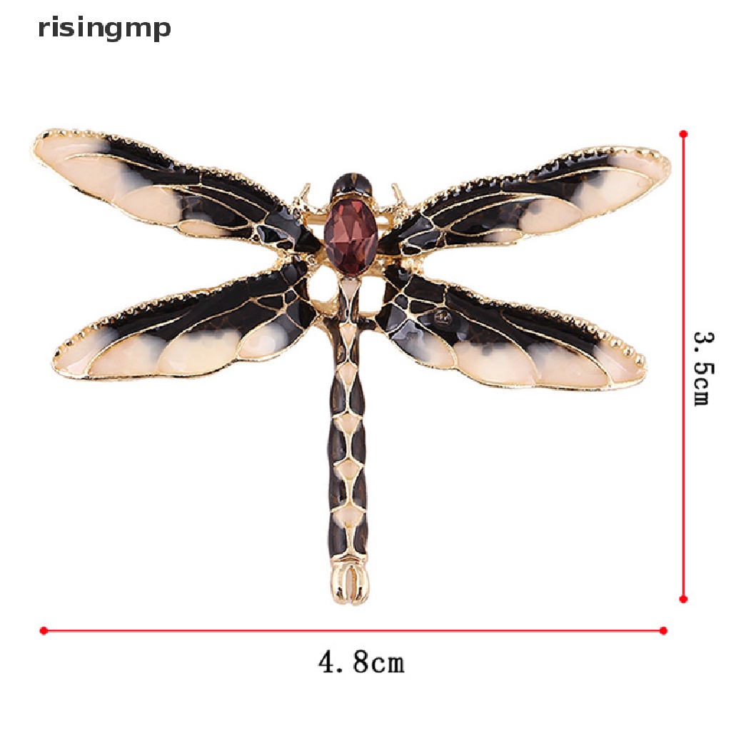 Ghim Cài Áo Hình Chuồn Chuồn Đính Đá Nhân Tạo Thời Trang ♨Trên đó