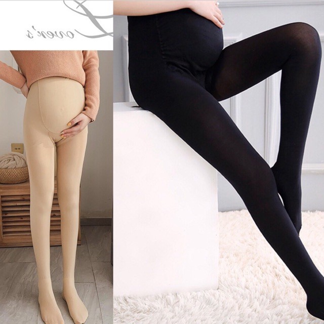 Quần tất bầu MÙA ĐÔNG dày vừa có chun chỉnh (cả bàn + dẫm gót) 𝐐𝐓𝐁𝟎𝟑
