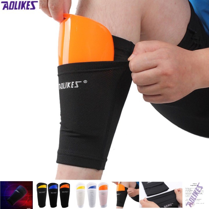 Bán sỉ - AOLIKES HT 7968 (1 đôi) Tất vớ bắp chân ống đồng - chưa bao gồm miếng nhựa - chuyên gym, chính hãng.