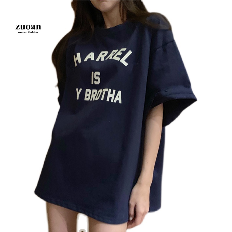 SUXI Áo Thun Tay Ngắn Dáng Rộng Xinh Xắn Dành Cho Nữ