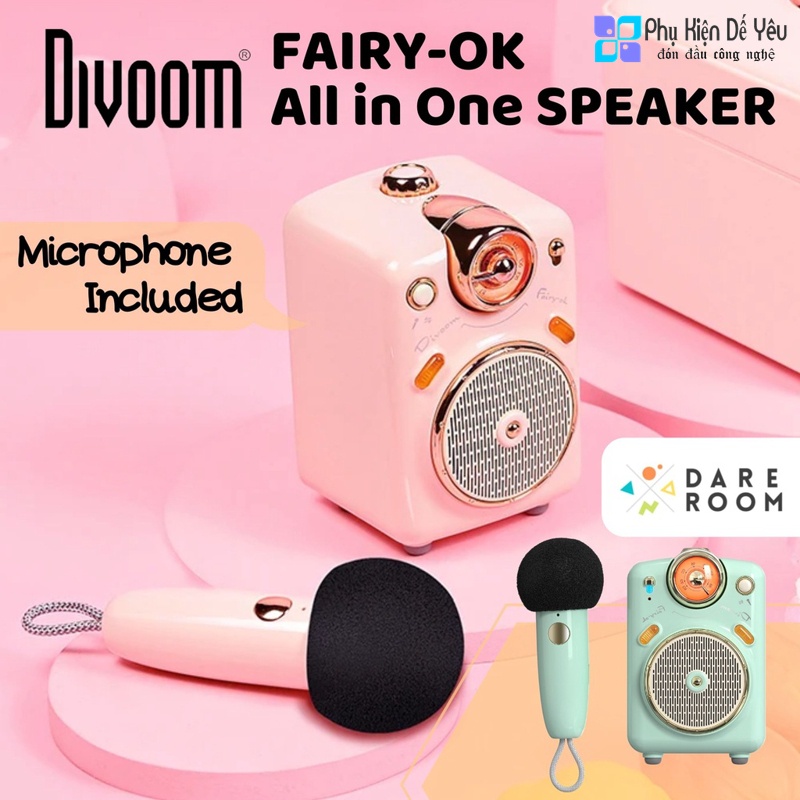 [Mã ELHACE giảm 4% đơn 300K] Loa Bluetooth Divoom Fairy-Ok (SẢN PHẨM ĐƯỢC PHÂN PHỐI CHÍNH HÃNG TẠI THỊ TRƯỜNG VIỆT NAM)