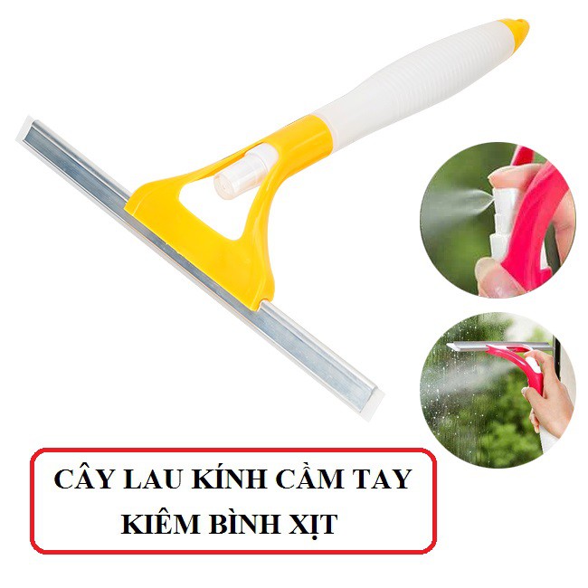 CÂY LAU KÍNH CẦM TAY KIÊM BÌNH XỊT TIỆN LỢI &lt;2463&gt;