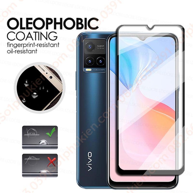 Kính cường lực Vivo Y21 / Y21S / Y33S full màn hình, chuẩn đẹp
