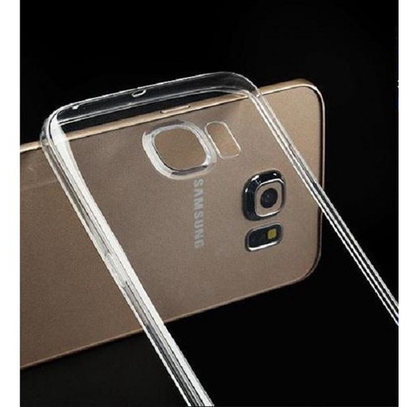 Ốp lưng Samsung Galaxy S6 Edge dẻo silicon trong suốt cao cấp siêu mỏng 5,0 mm