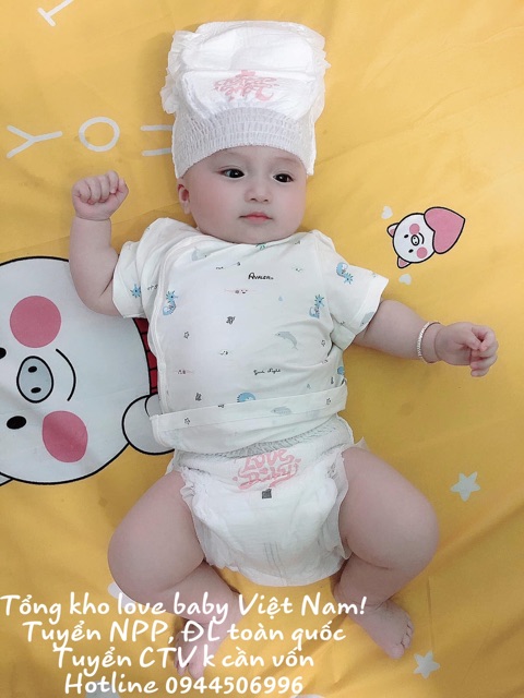 Bỉm hữu cơ LoVe BaBy UK NB36-S50-M46-L42-XL38-XXL34