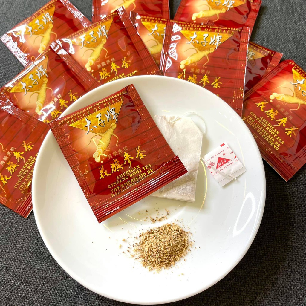 Trà Sâm AMERICAN GINSENG ROOT TEA. - TRÀ TÚI LỌC