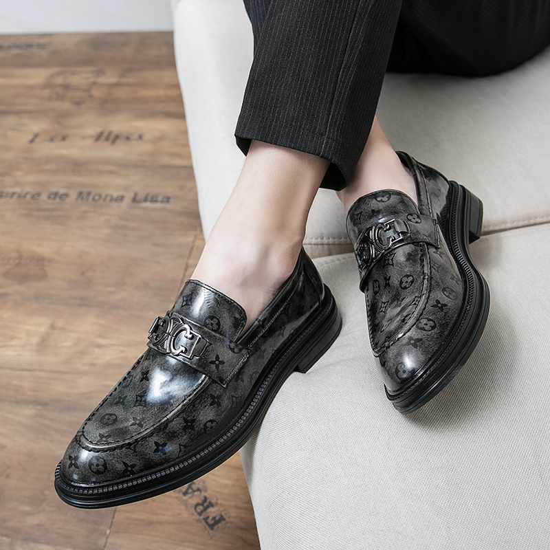 Giày Lười Da Bóng Thời Trang Dành Cho Nam