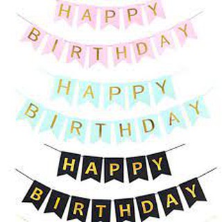 Dây cờ Happy Birthday trang trí sinh nhật