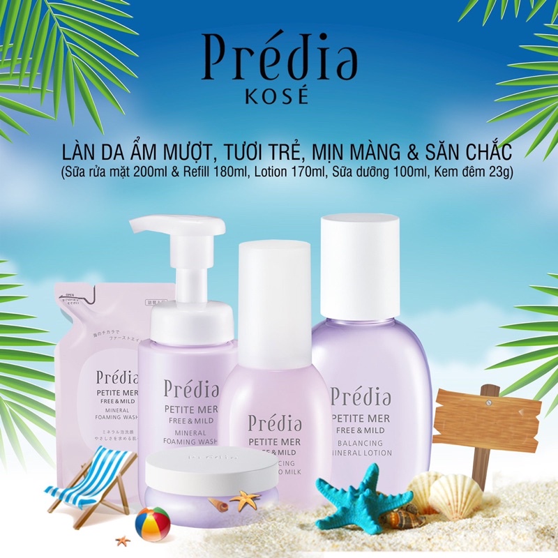 Sữa rửa mặt tạo bọt dành cho da khô - Prédia Petite Mer Free & Mild Mineral Foaming Wash | BigBuy360 - bigbuy360.vn