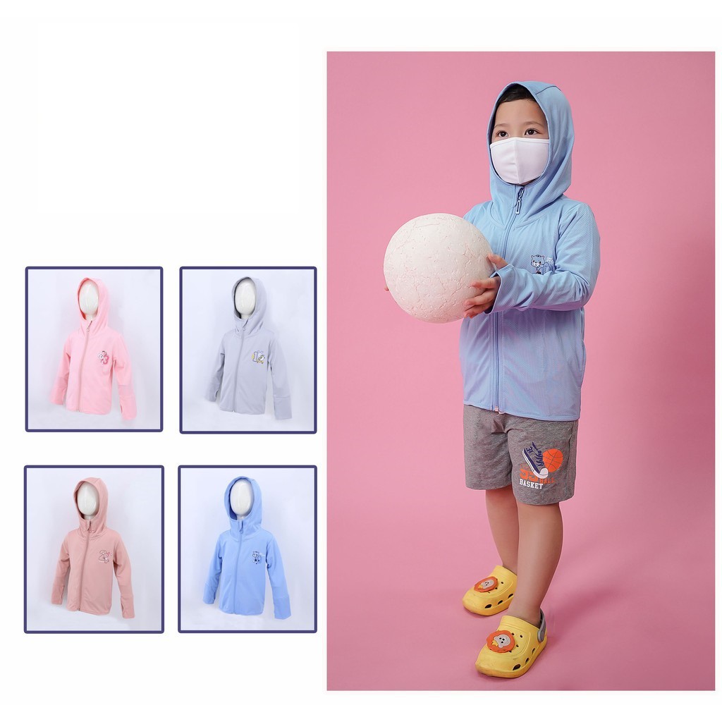 ÁO chống nắng cho BÉ YÊU chất thông hơi mát lịm ( có túi cuộn)
