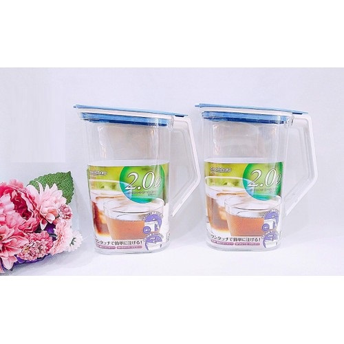 [Hỏa Tốc HN] Bình đựng nước cao cấp 2L nắp xanh Nội địa Nhật Bản