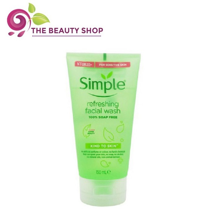 Sữa rửa mặt Simple Kind to Skin Refreshing Facial Wash