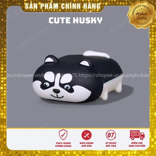 Airpods case ⚡freeship ⚡ cute husky case tai nghe không dây airpods 1/ 2/ i12/ pro-