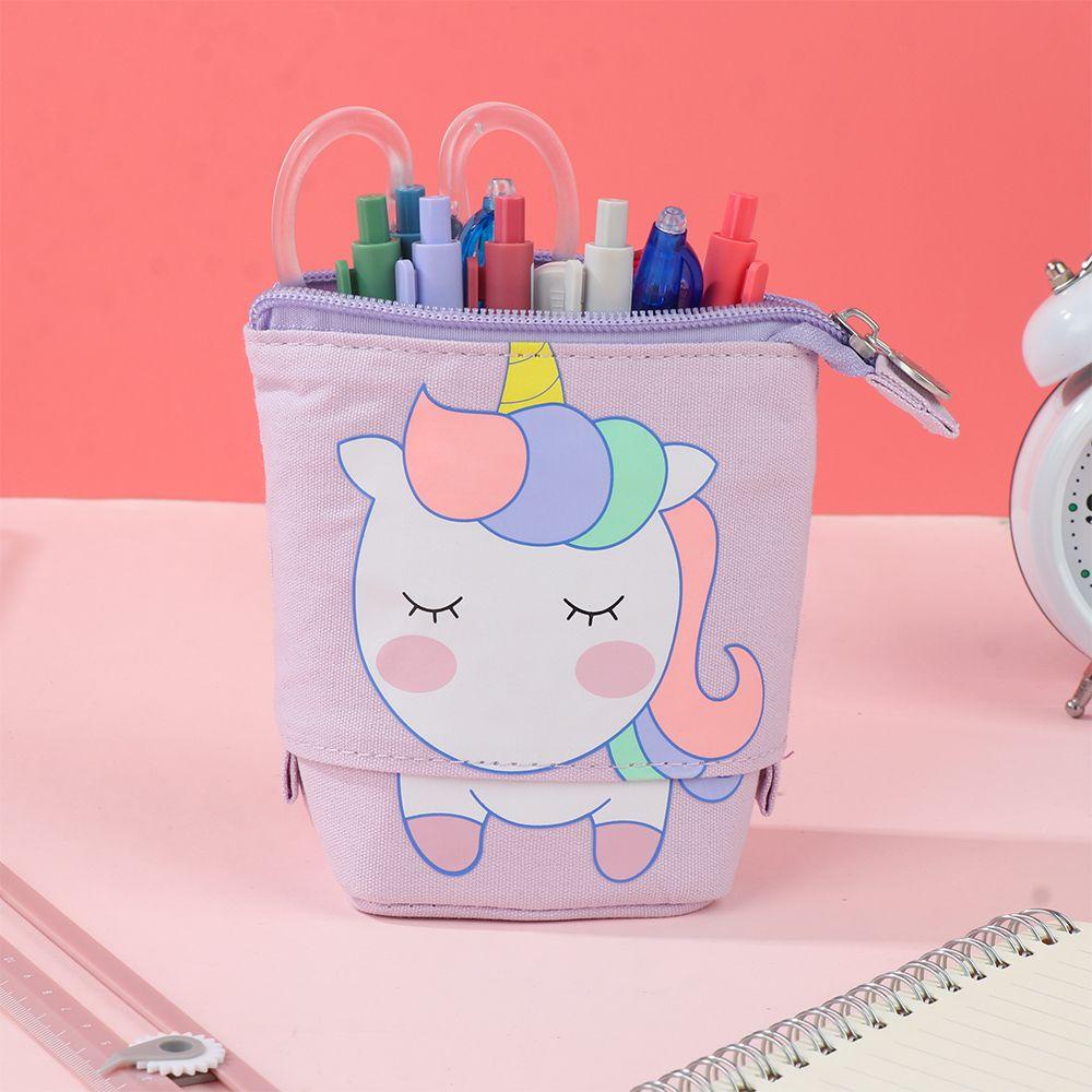 Túi Đựng Bút Hình Mèo Có Khóa Kéo Thời Trang