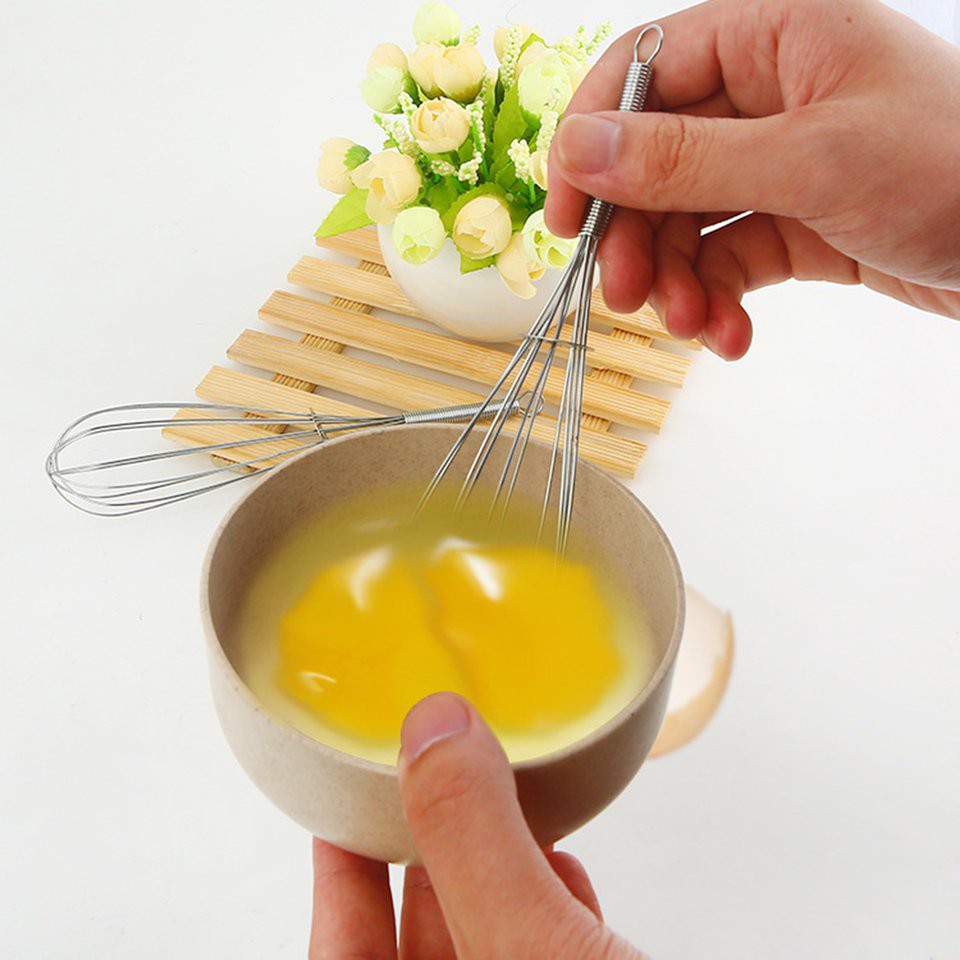 +DEY Manual Stainless Steel Egg Beater Hand Whisk Mixer Egg Cream Stirring Tools