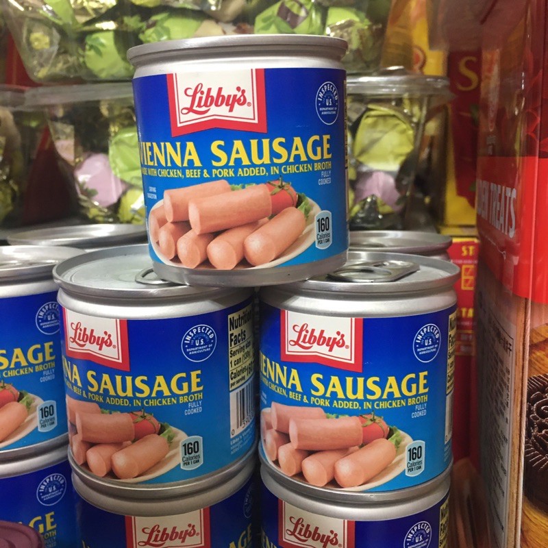 [Hàng Mỹ] xúc Xích đóng hộp Vienna Sausage