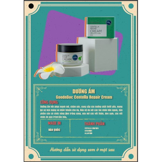 Kem Dưỡng Ẩm - Centella GoodnDoc 50g [CHÍNH HÃNG] | BigBuy360 - bigbuy360.vn