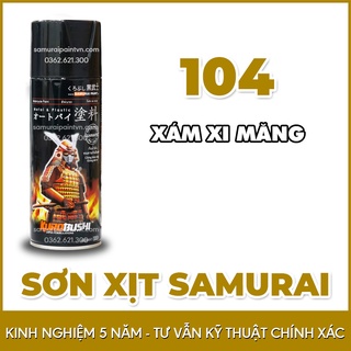 Chai son màu xám xanh Samurai 104
