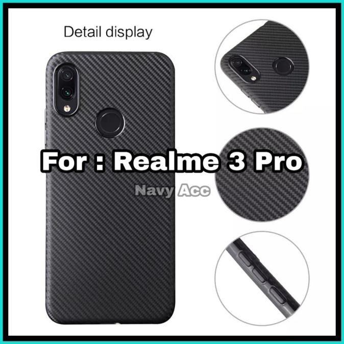 Ốp Điện Thoại Sợi Carbon Cho Realme 3 Pro / Softcase Realme 3 Pro Nyc-1608