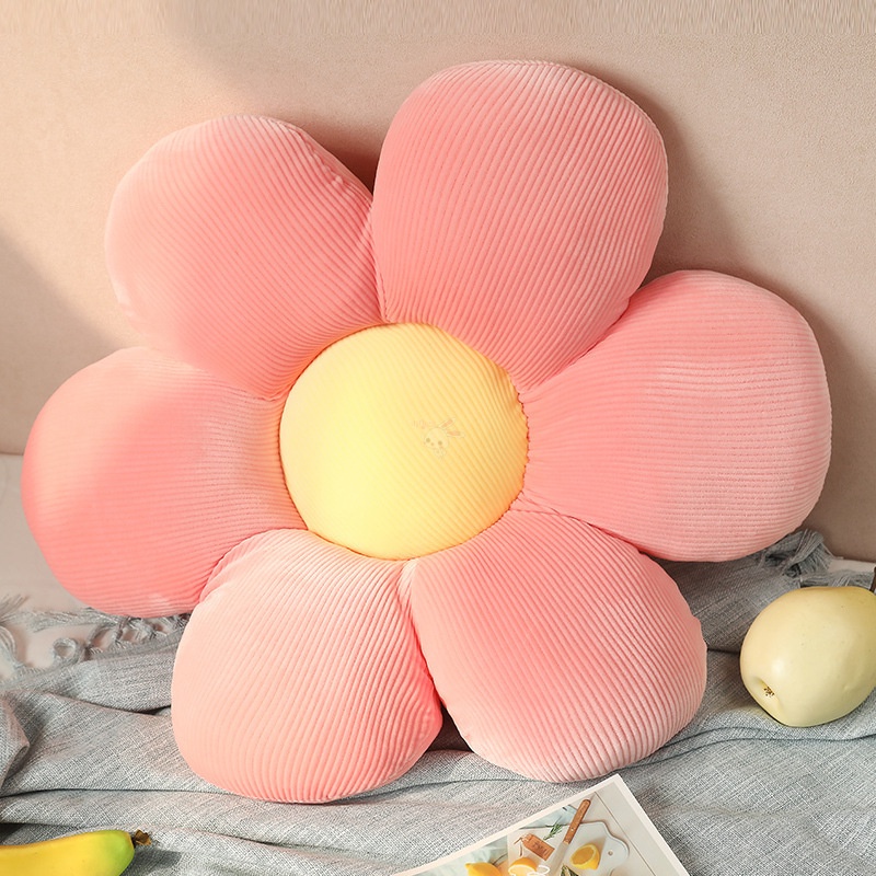 Đệm nhồi bông mềm mại hình dáng bông hoa dễ thương để trang trí cho ghế sofa phòng ngủ phòng khách