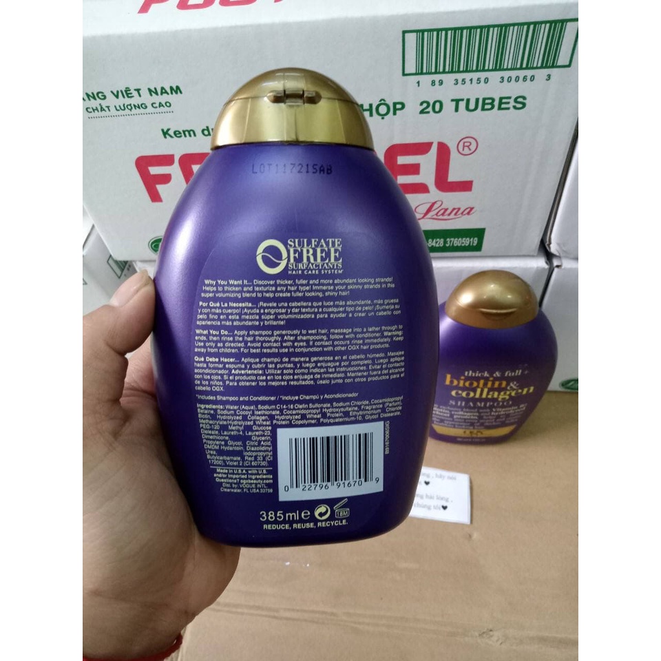 Gội biotin collagen 385ml