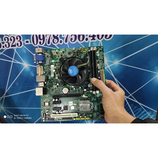 COMBO MAIN H61+G2XXX+RAM 4GB TẶNG FAN BOX NEW LIKE